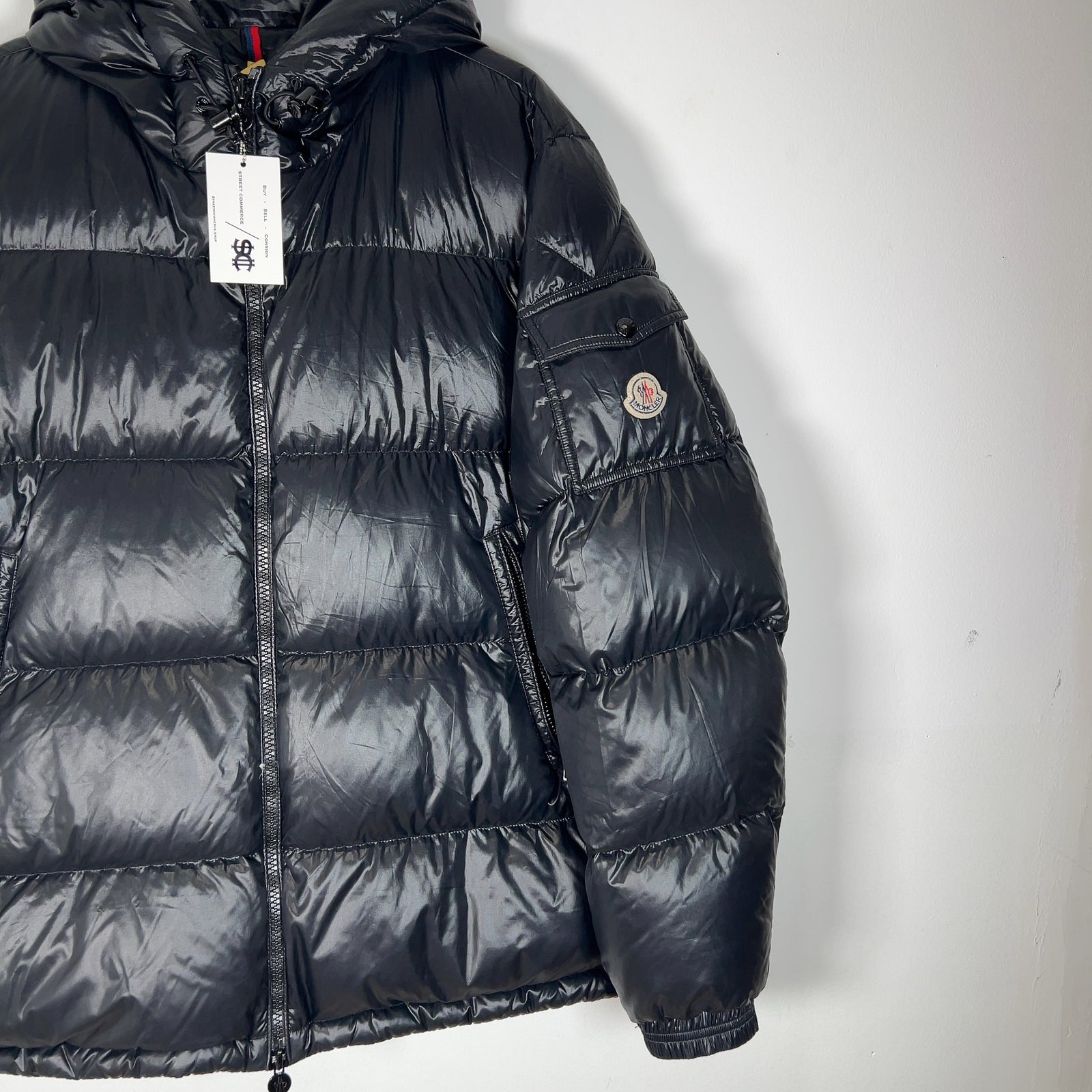 Moncler Black Erins Giubbotto Puffer Jacket