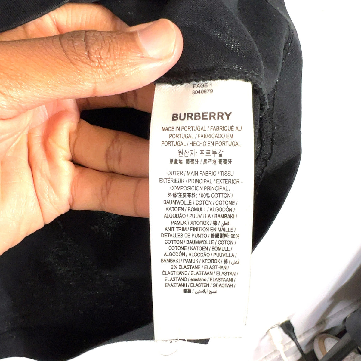 Burberry Montage Graphic Oversized T-Shirt