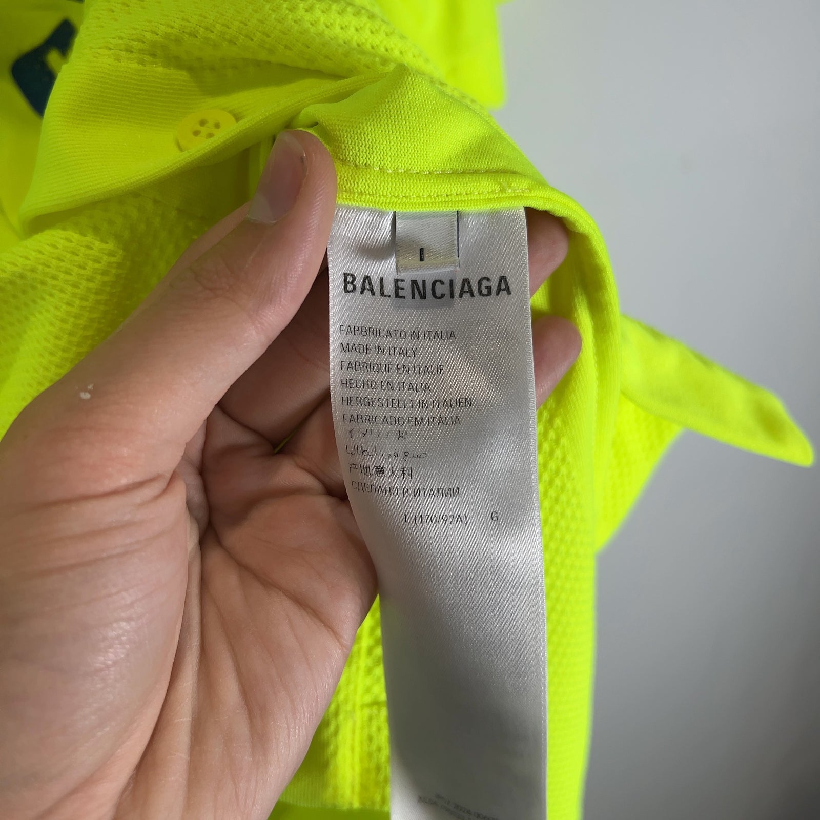 Balenciaga Unity Flame Button-Up Jersey Shirt