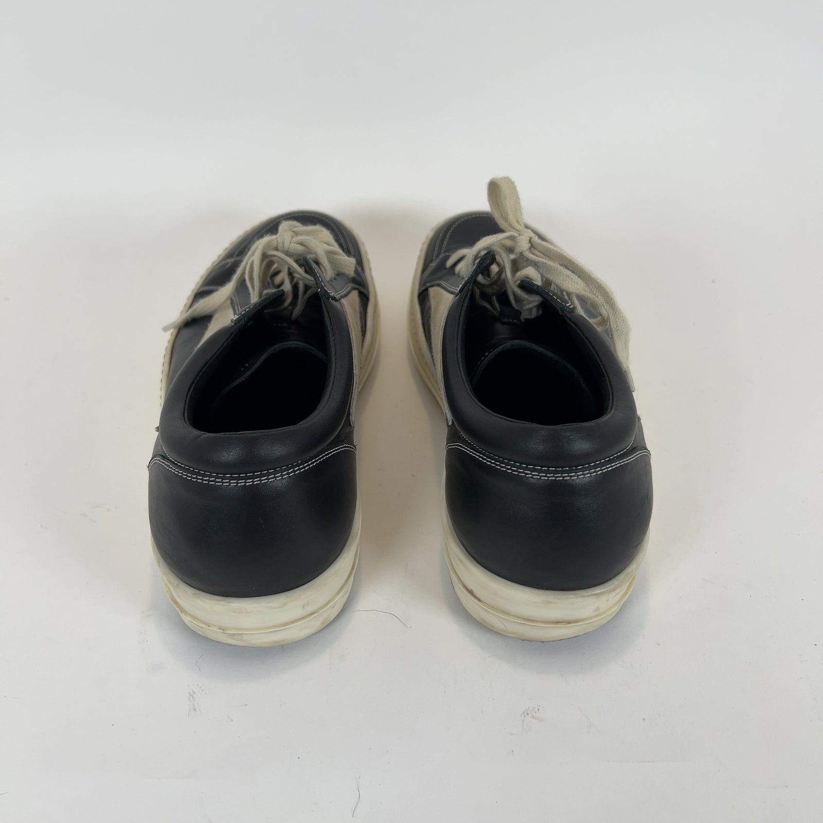 Rick Owens Black Mainline Vintage Low-Top Sneakers