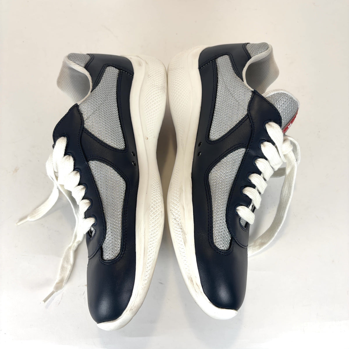 Prada Leather America Cup Lowtop Sneakers