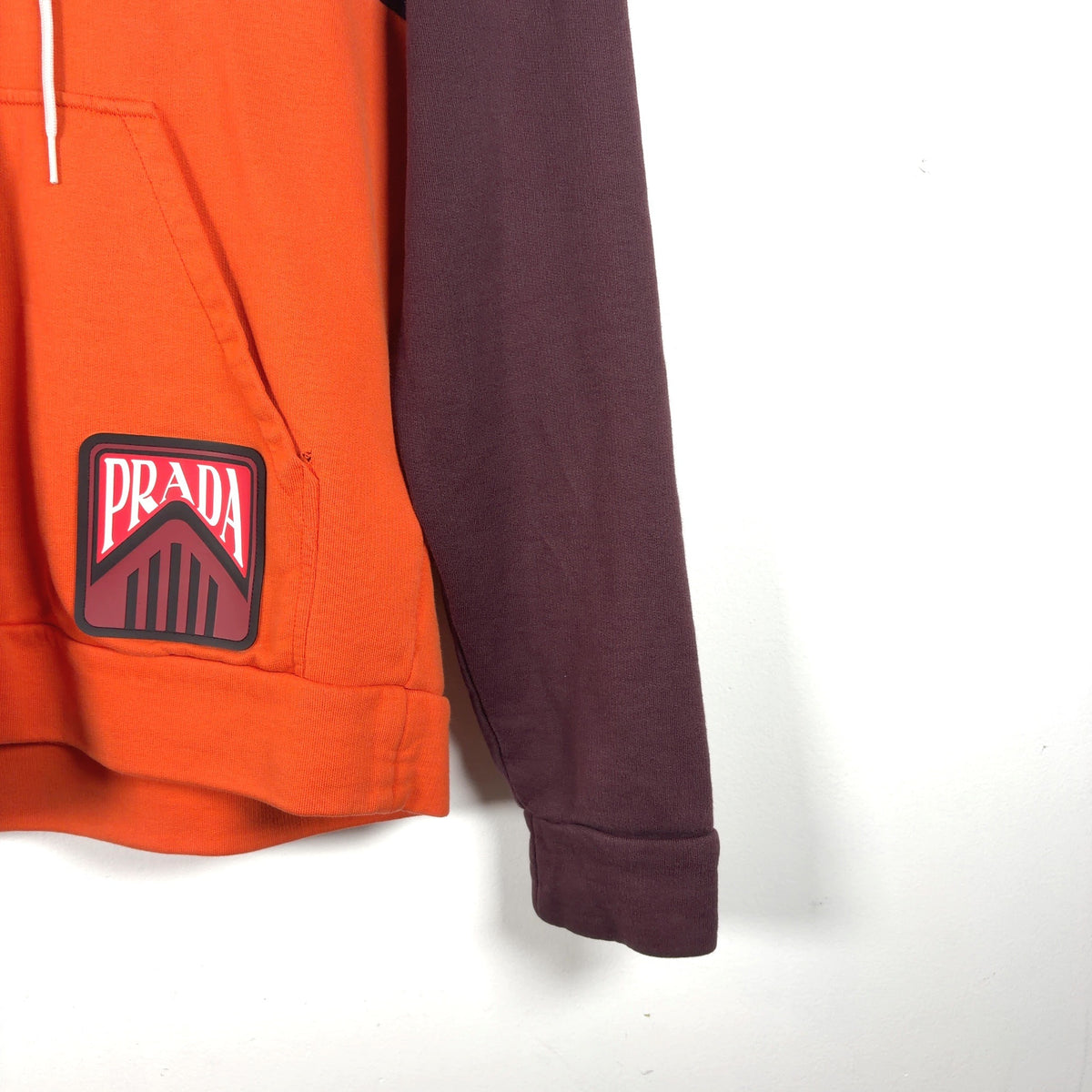 Prada 1/4 Zip Colorblock Hoodie