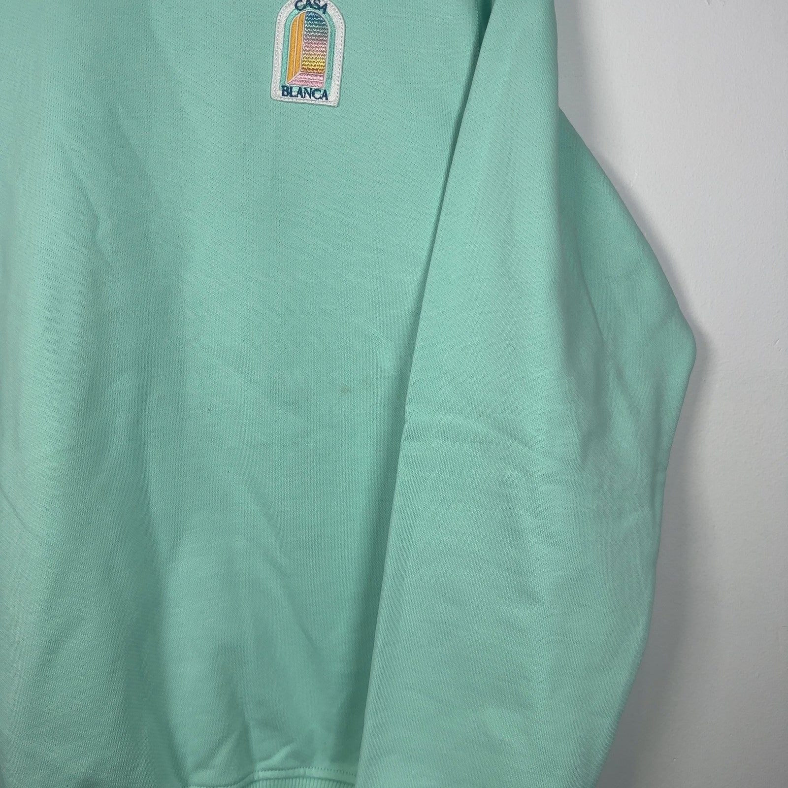 Casablanca Window Logo Patch Crewneck