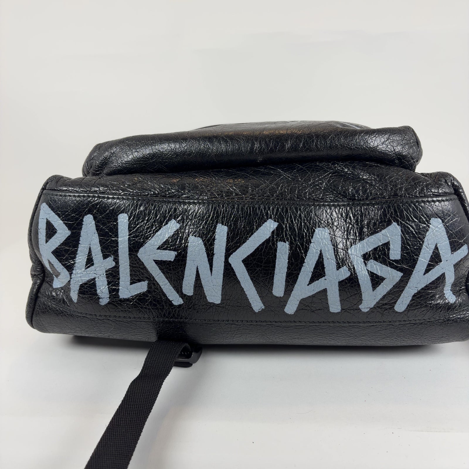 Balenciaga Graffiti Leather Explorer Backpack