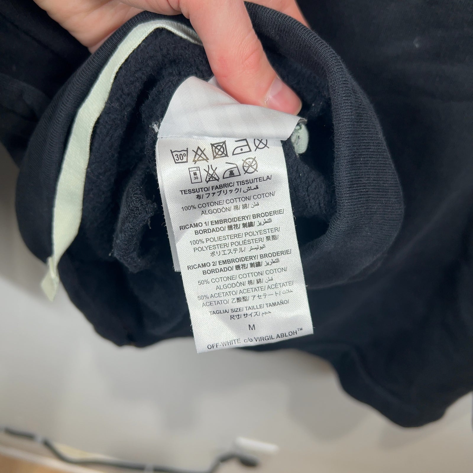 Off-White 'Mirror' Multi Graphic Zip-Up Hoodie