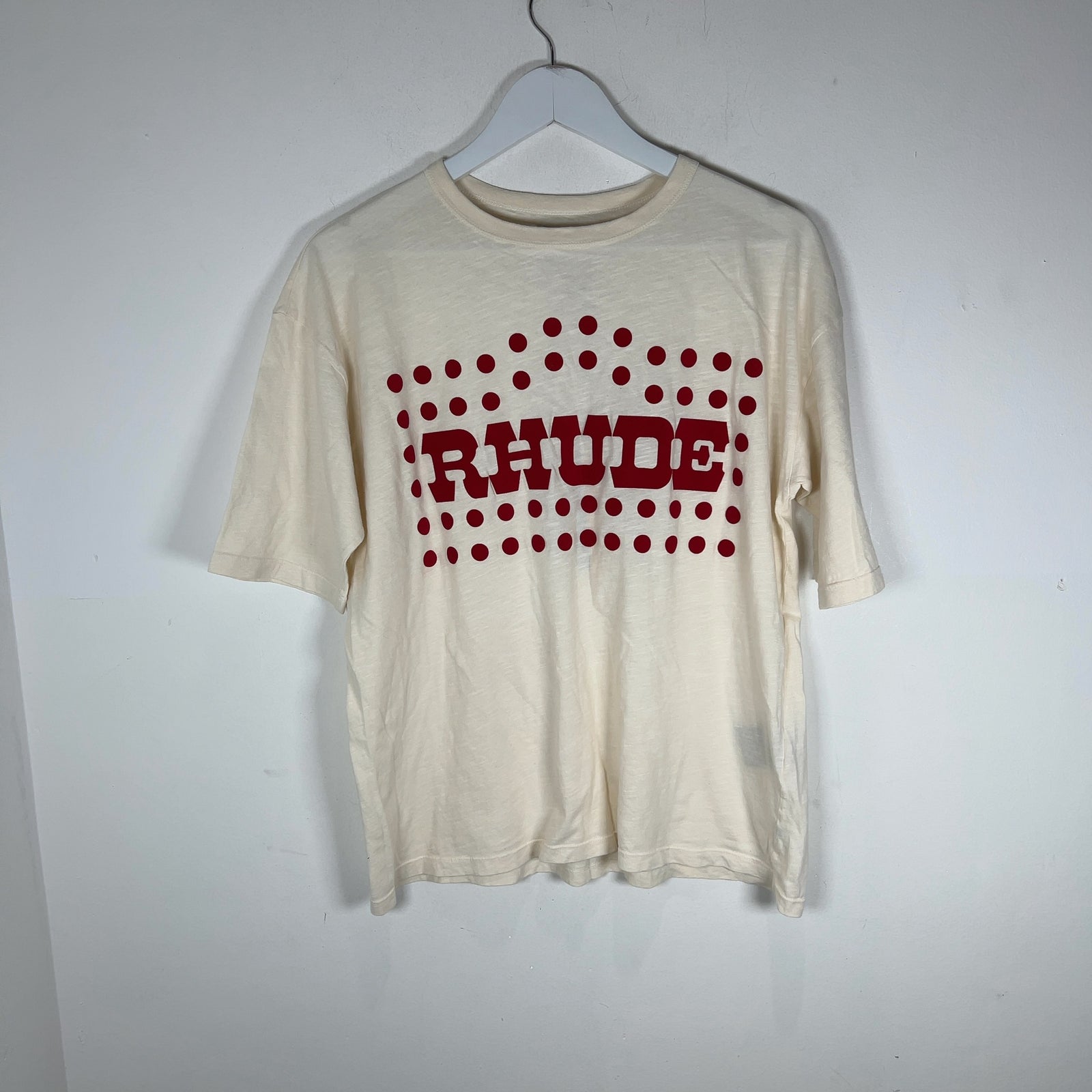 Rhude Polka Dot Logo Graphic T-Shirt