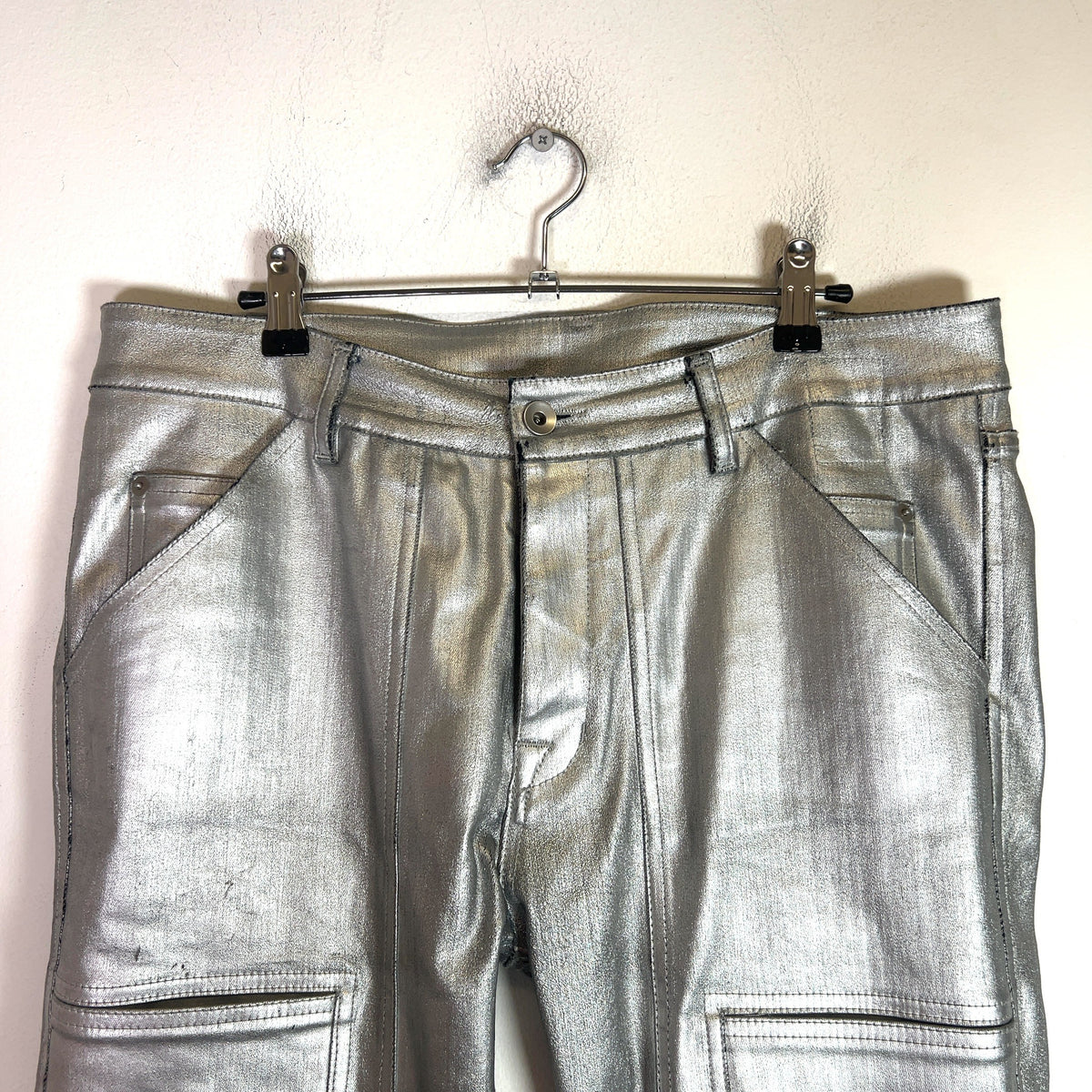 Rick Owens DRKSHDW Aluminum Nagakin Jeans
