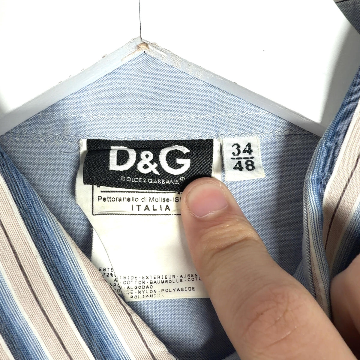 Dolce & Gabbana Striped Pocket Button-Up Shirt