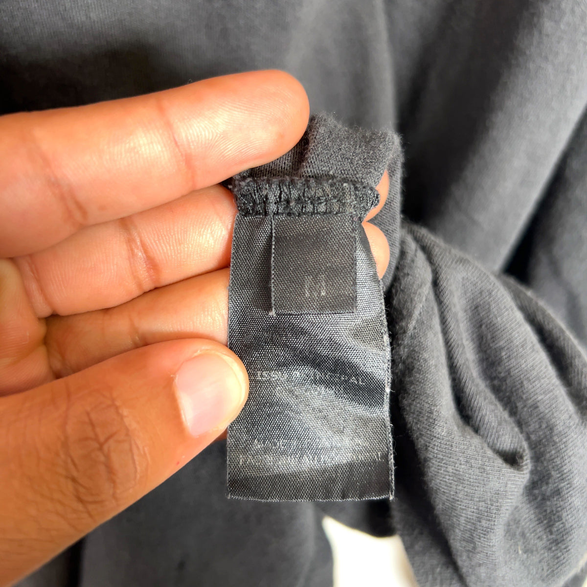 Vetements FW18 Metal Tour Hooded Longsleeve