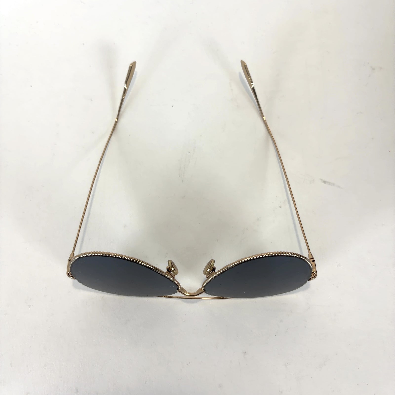 Dior Gold Wire Frame Avaitor Sunglasses