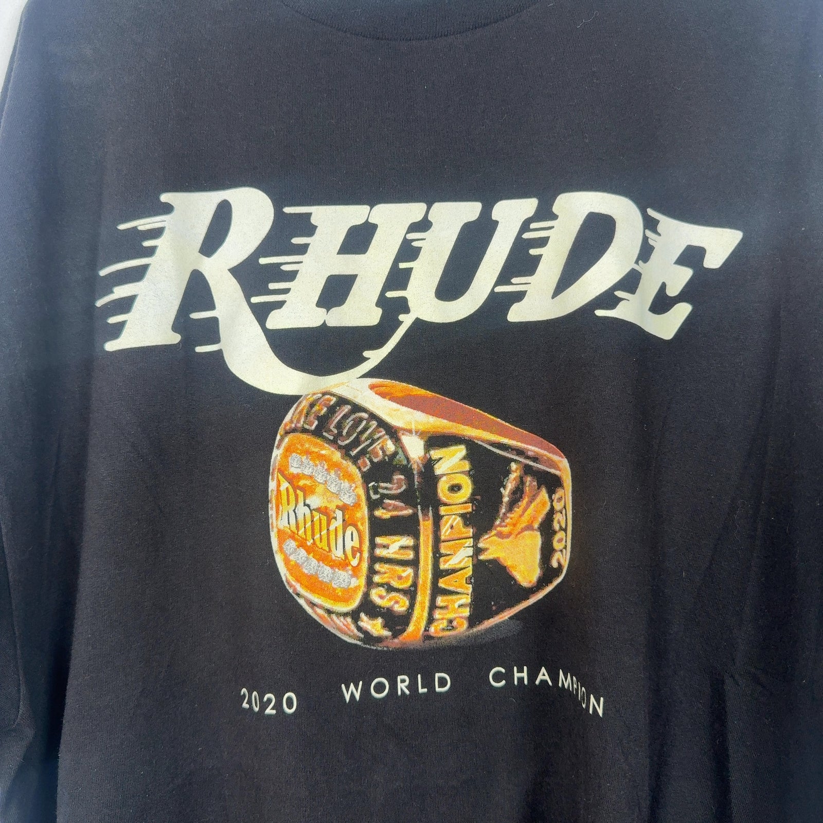 Rhude 'Championship Ring' Graphic T-Shirt