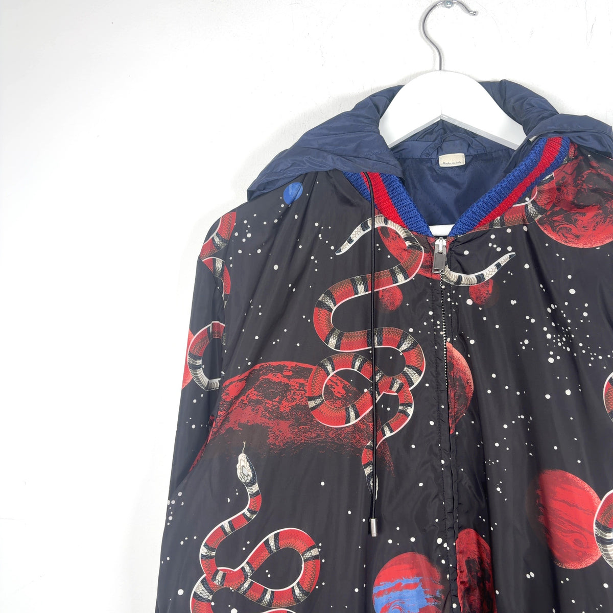 Gucci Space Snake Graphic Windbreaker Jacket