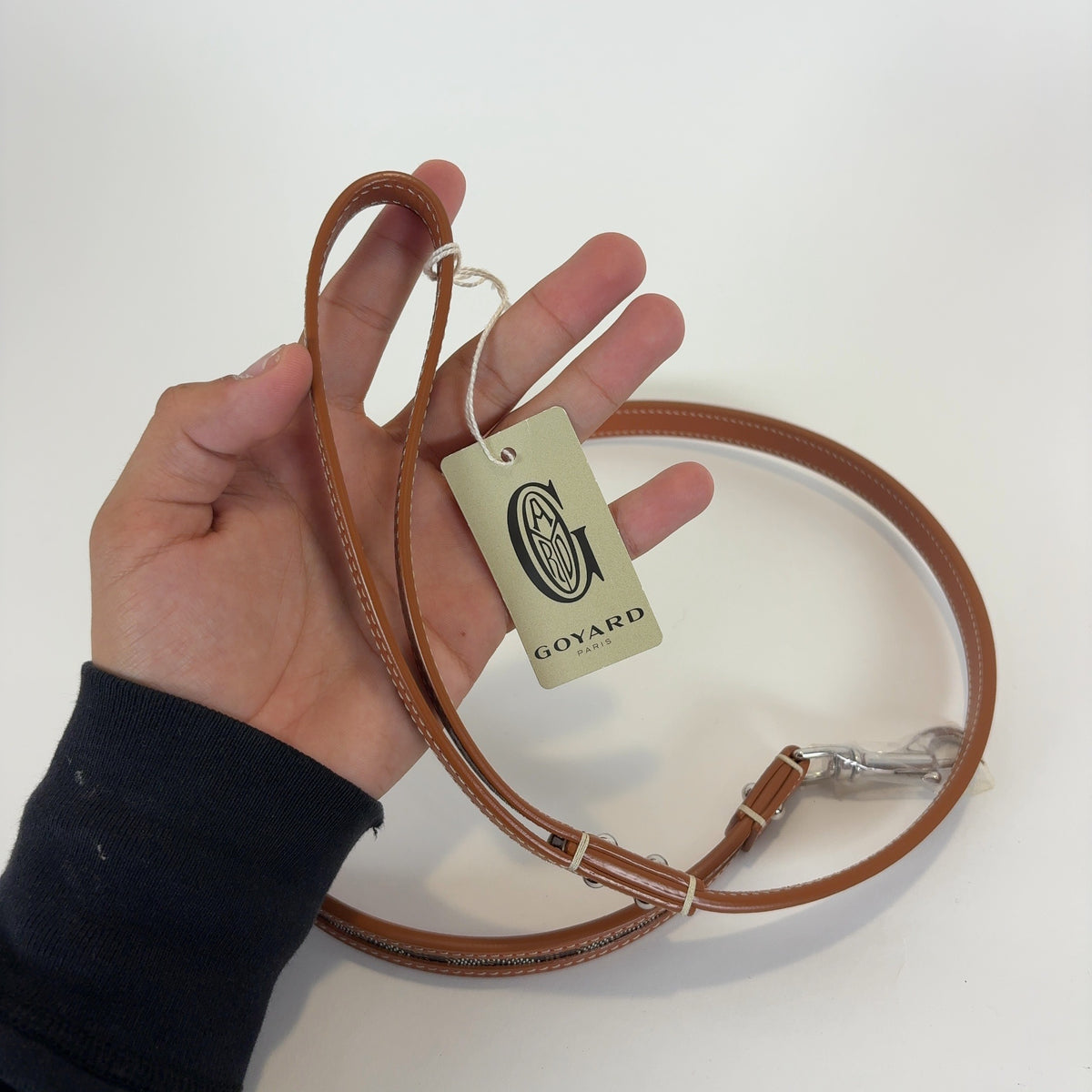 Goyard 'Edmond' Dog Collar & Leash