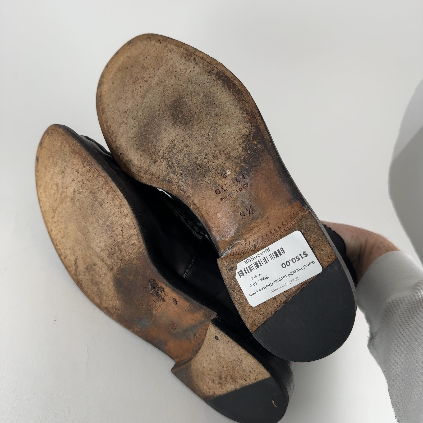 Gucci Horsebit Leather Chelsea Boots