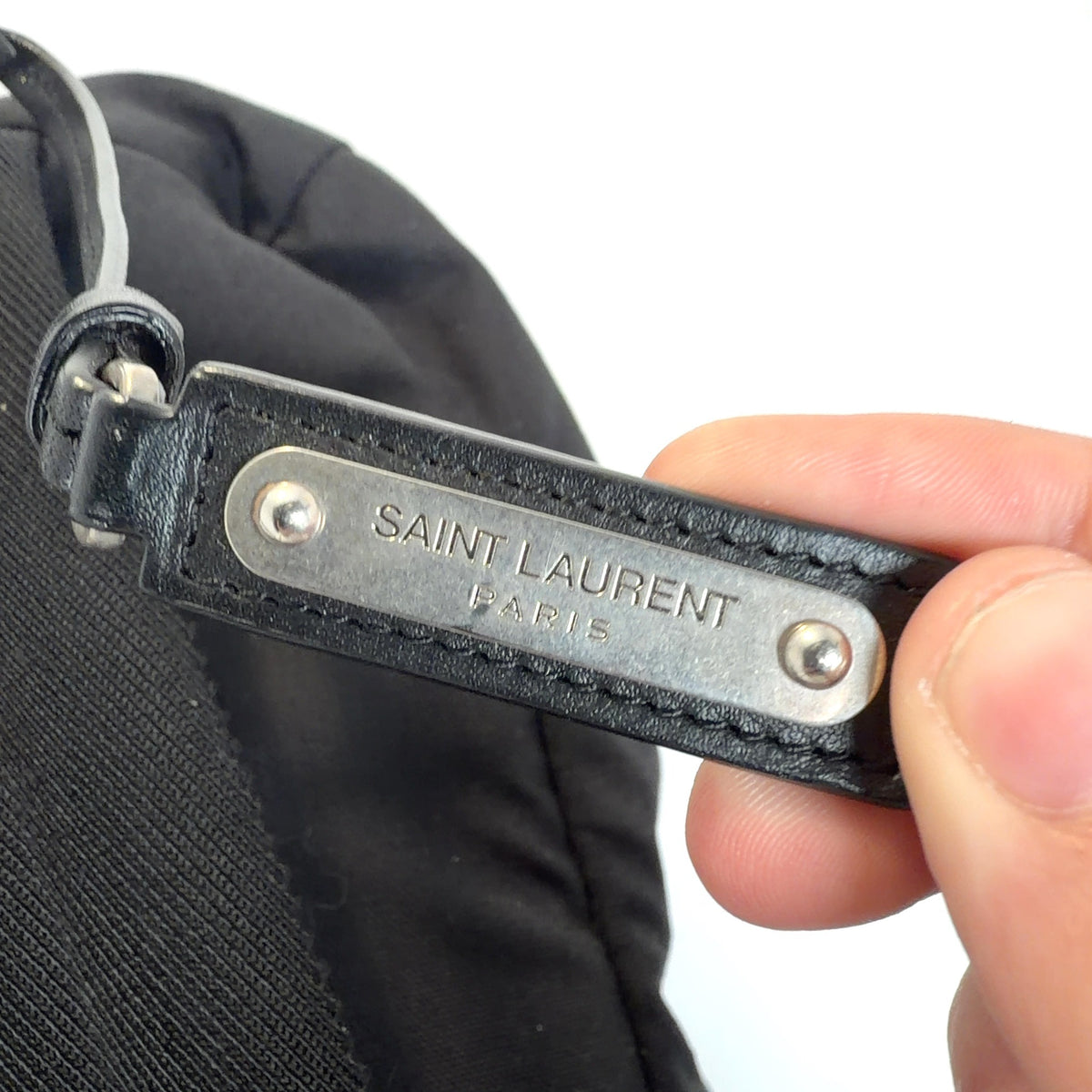 Saint Laurent Double Leather Strapped Backpack