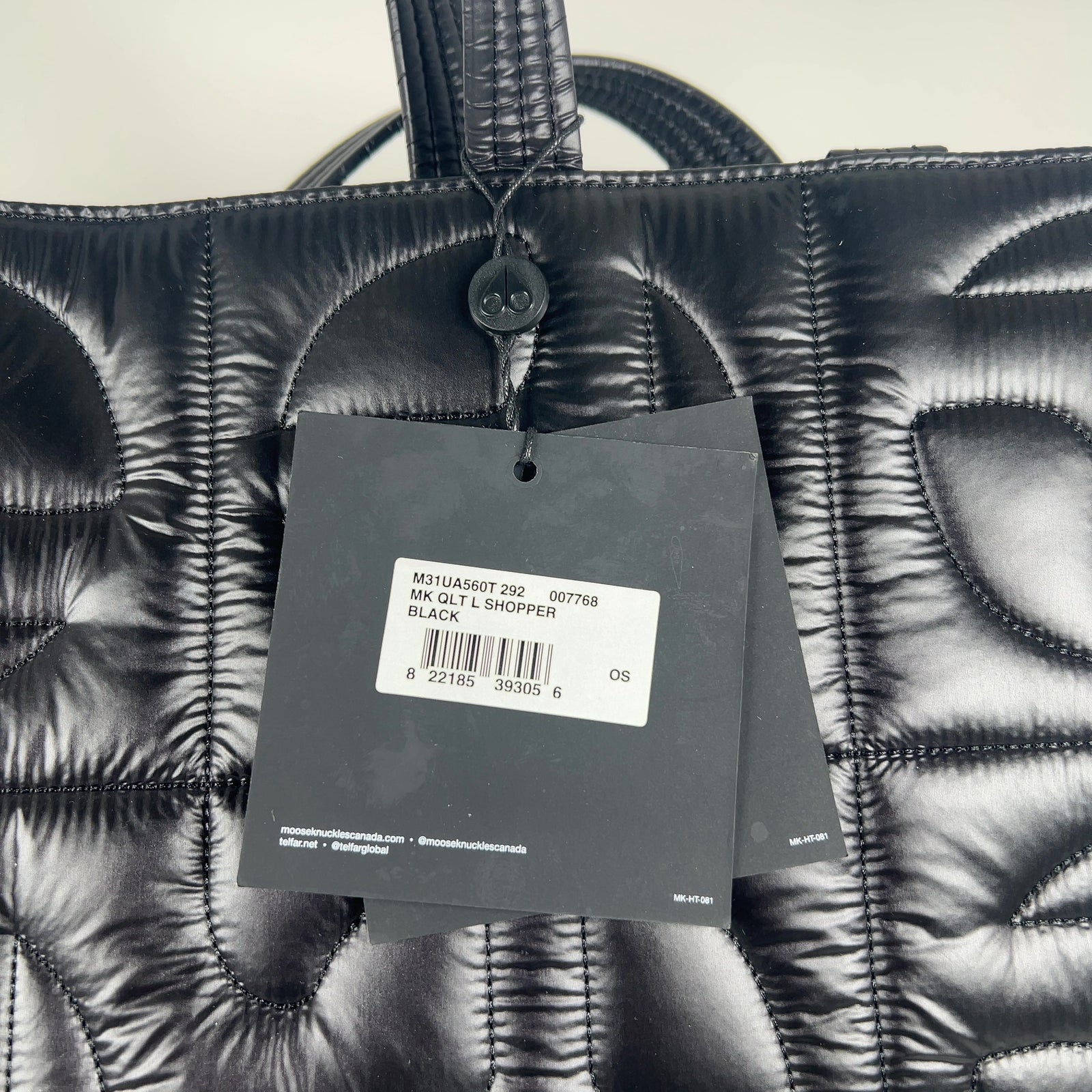 Telfar x Moose Knuckle Puffer Logo Tote Bag