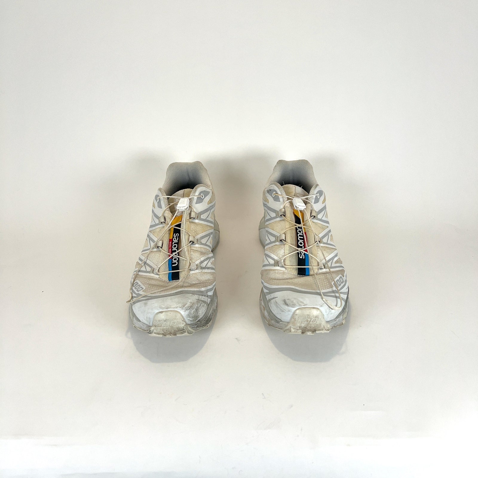 Salomon White XT6 Lowtop Sneakers