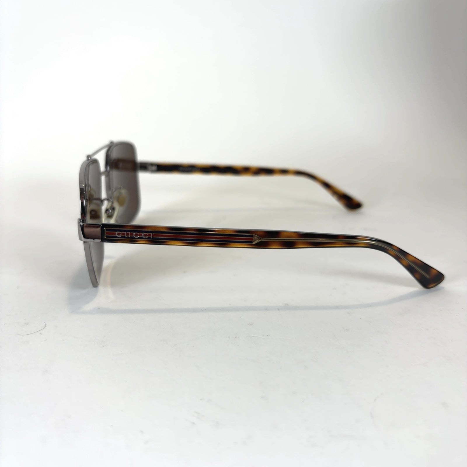 Gucci Rectangle Aviator Sunglasses