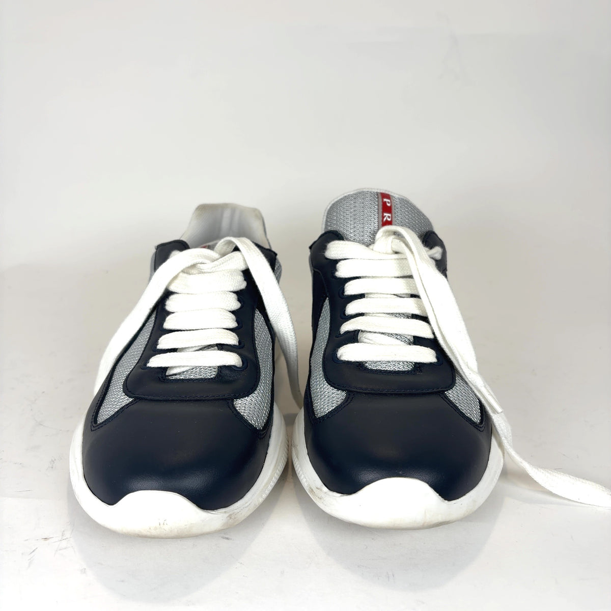 Prada Leather America Cup Lowtop Sneakers