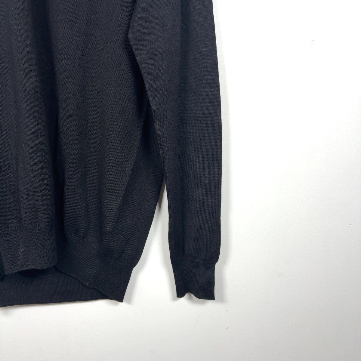 Robert Cavalli Embroidered Logo V-Neck Sweater