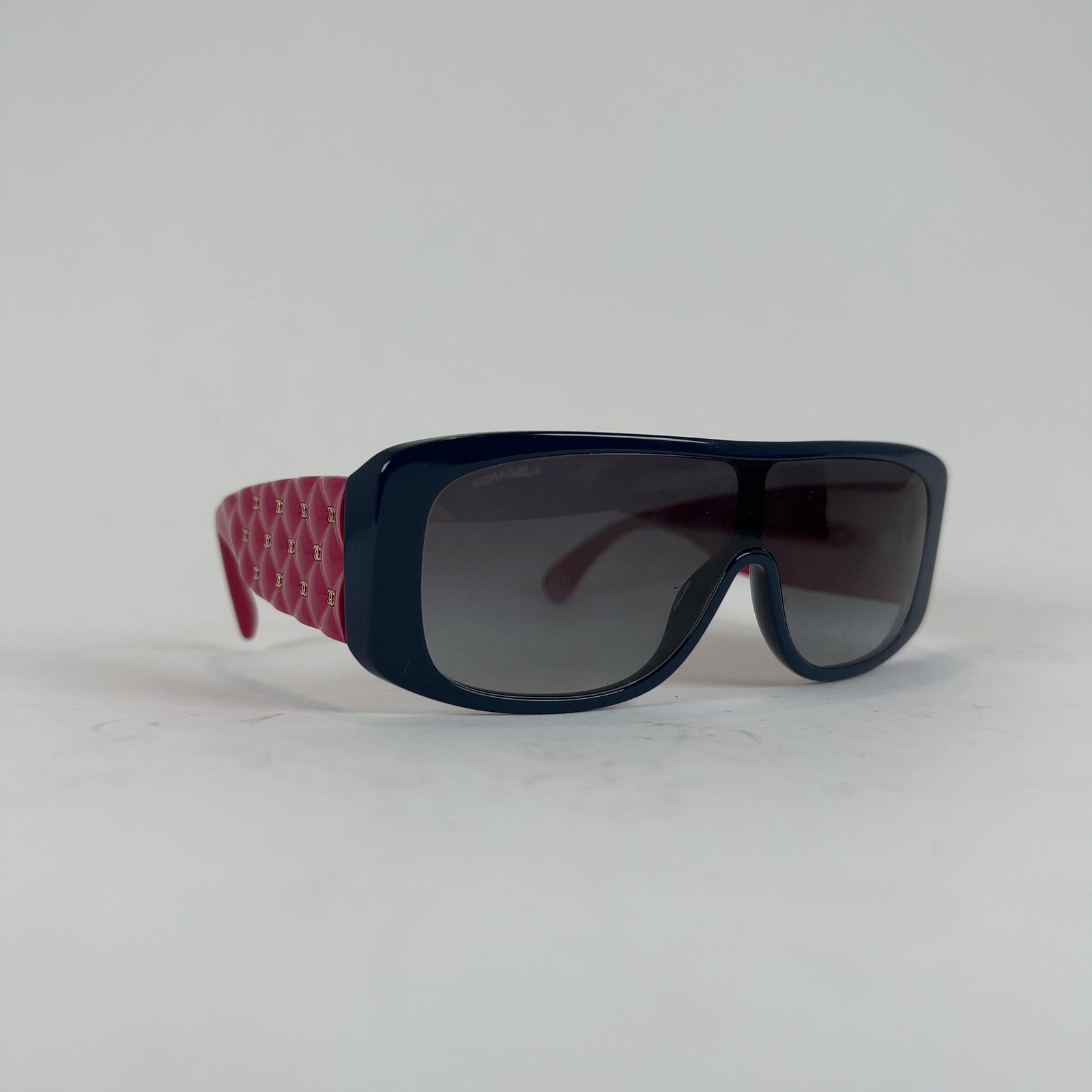 Chanel CC Quilted Acetate Sunglasses
