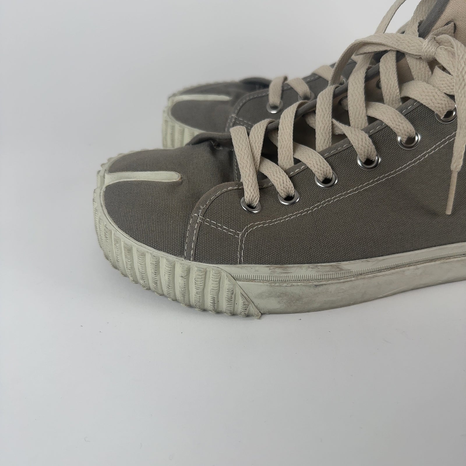 Maison Margiela Tabi Canvas Hightop Sneakers