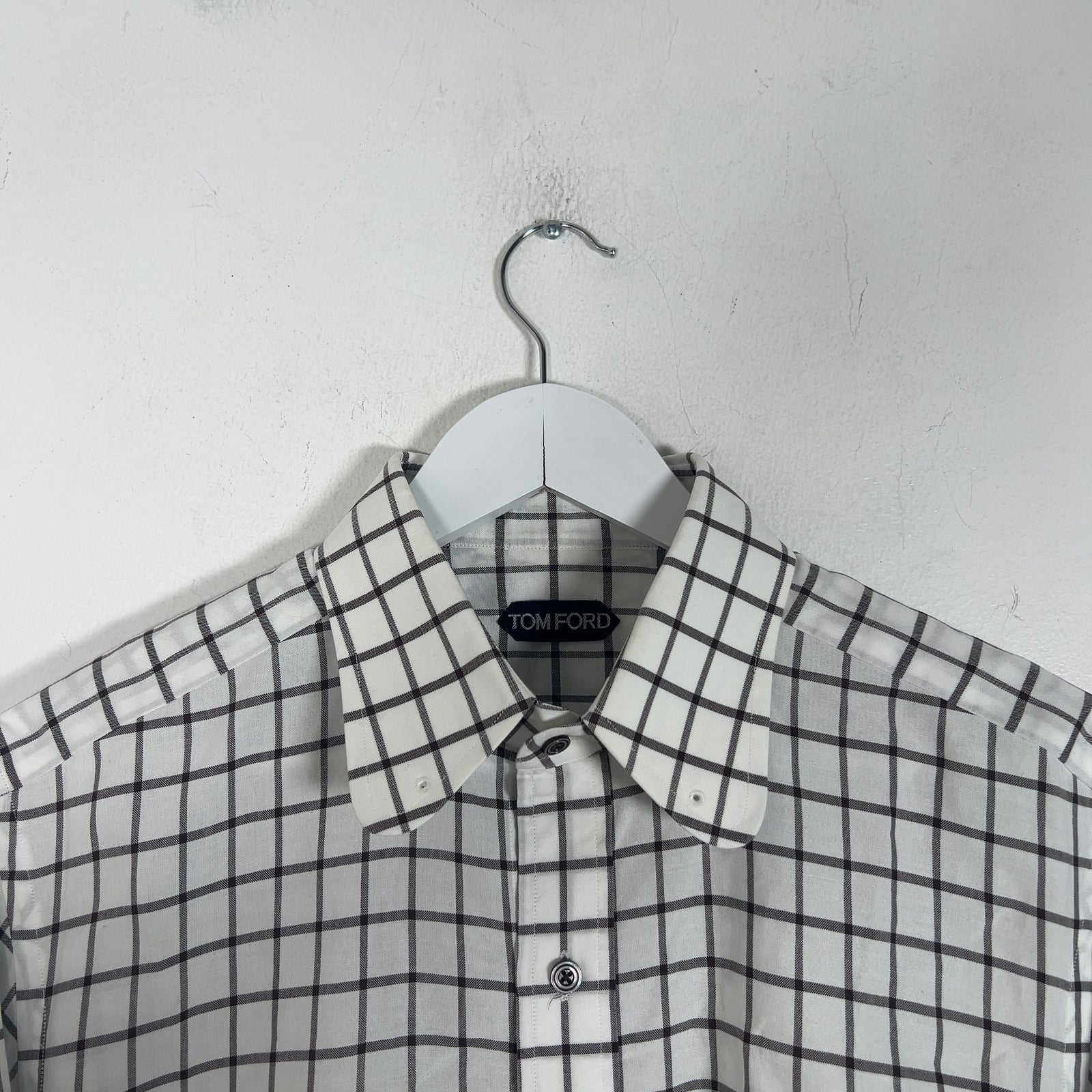 Tom Ford Plaid Button-Up Shirt