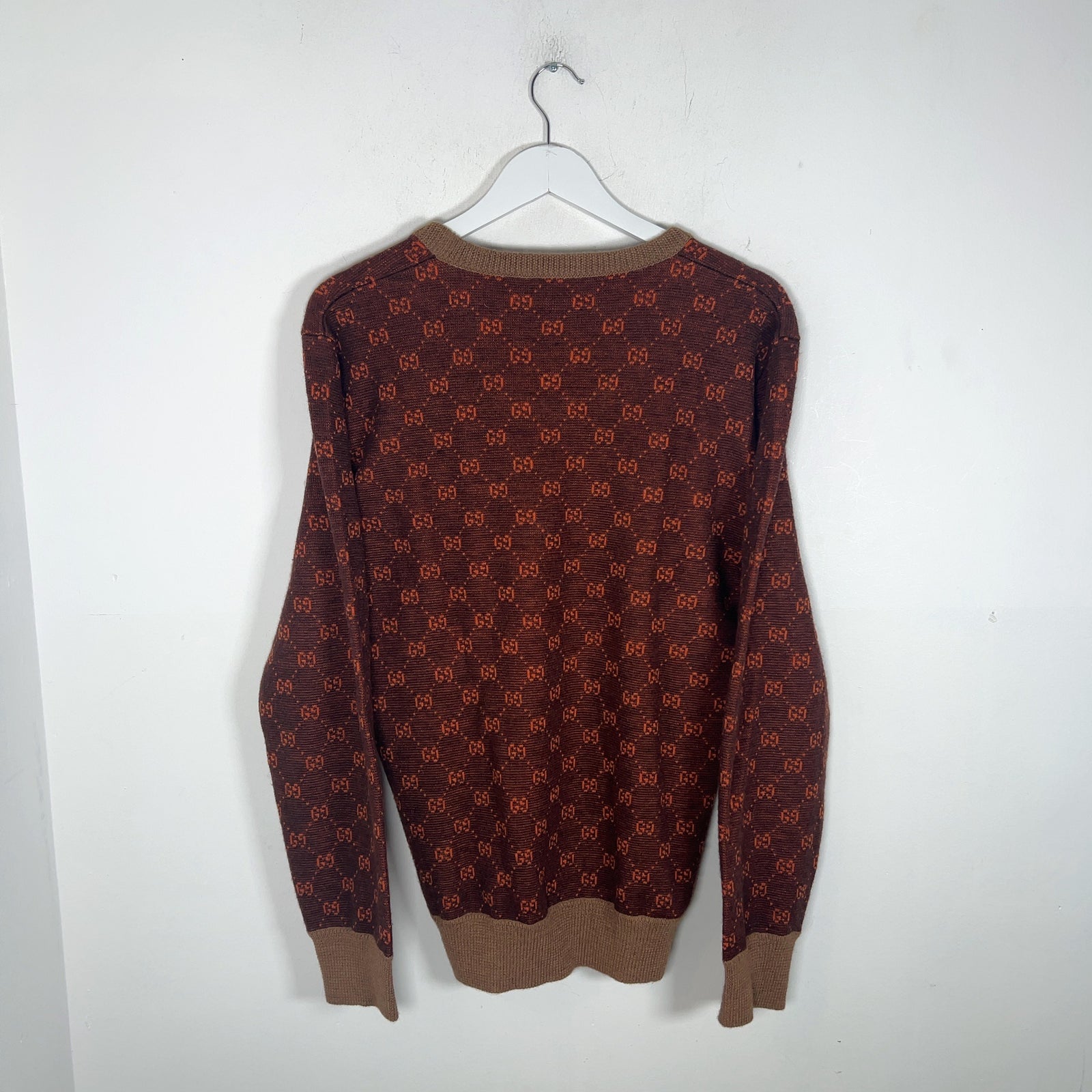 Gucci All Over Supreme Print Sweater