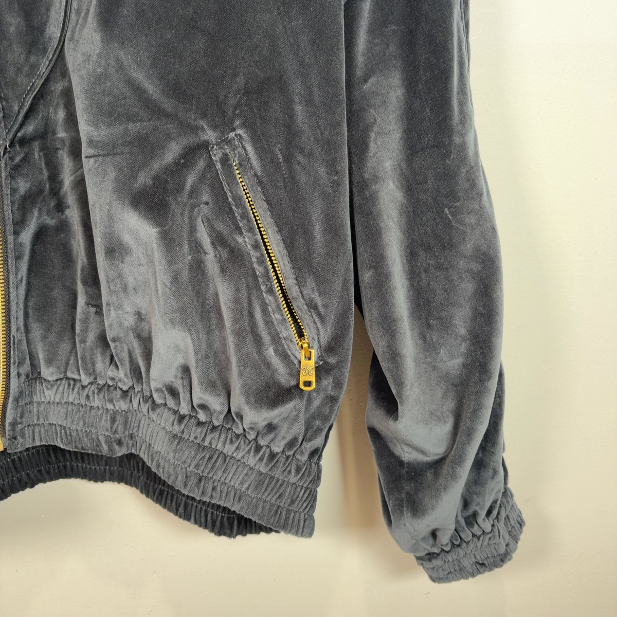 Willy Chavarria FW25 'Tarantula' Ruff Rider Velvet Jacket