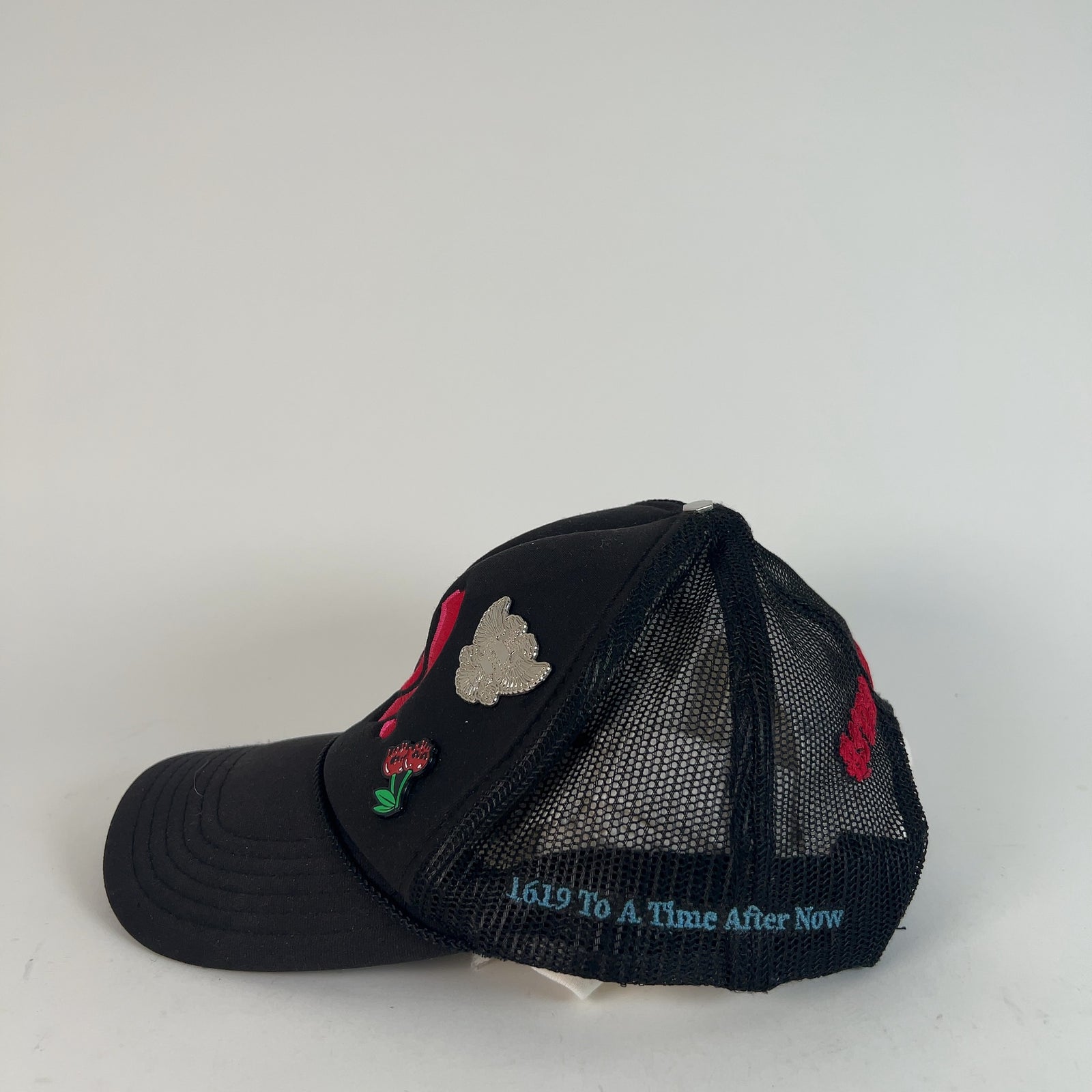 B.bstroy x Denim Tears Pink Logo Pins Hat