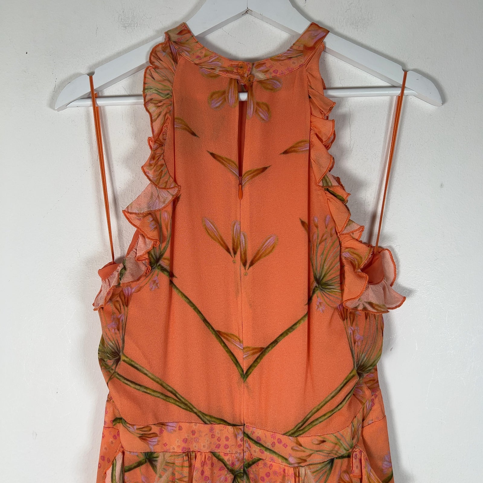 Class Robert Cavalli Flower Petal Ruffle Dress