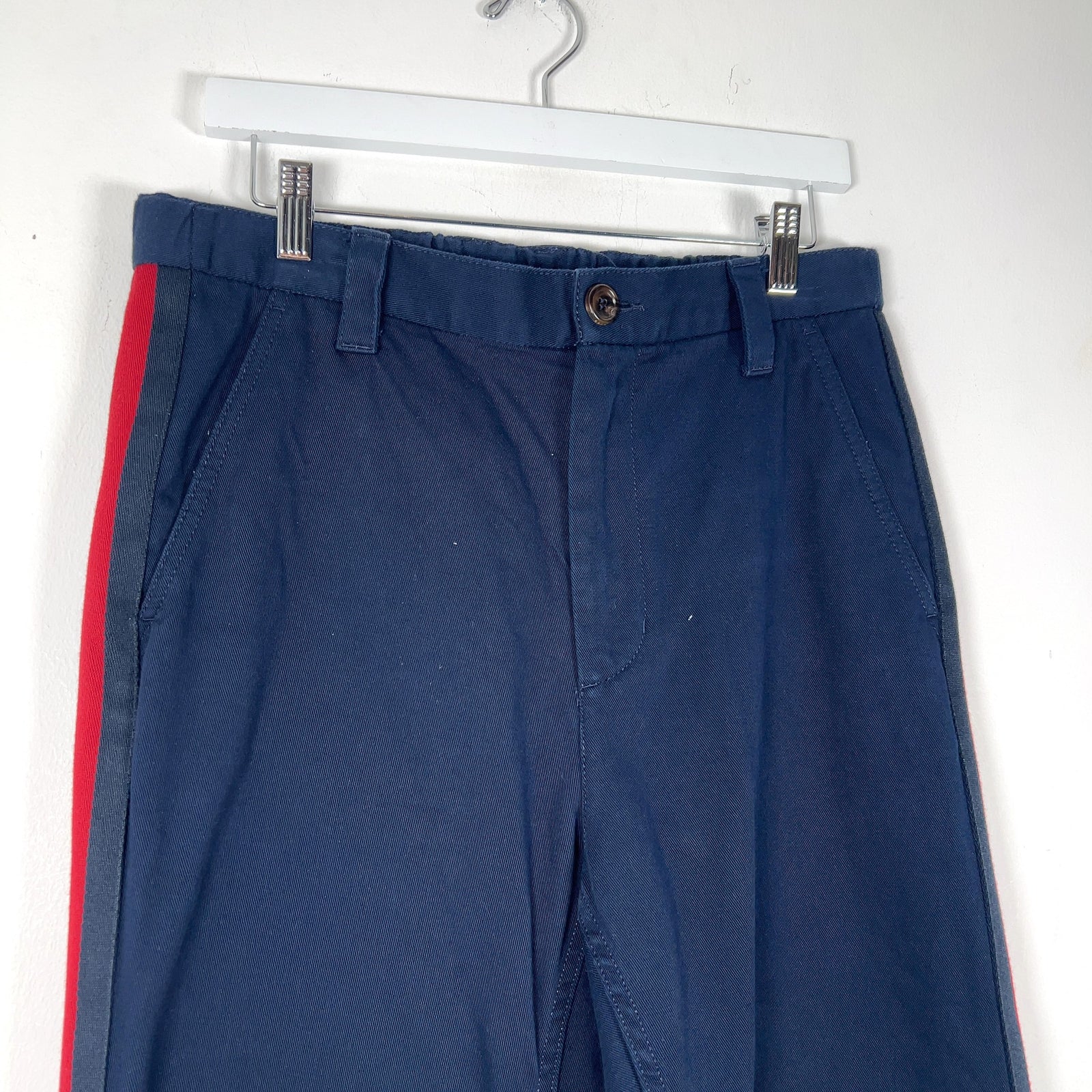 Gucci Striped Cuffed Slack Pants
