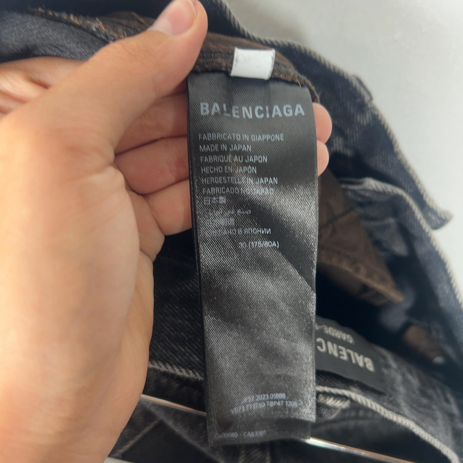 Balenciaga Garde Robe Flared Denim Jeans