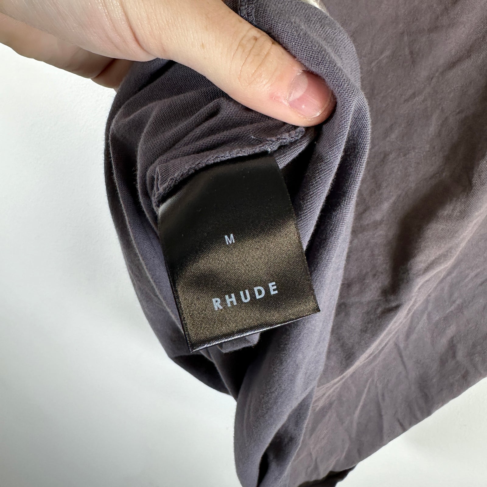 Rhude 'Derby' Grey T-Shirt Size M