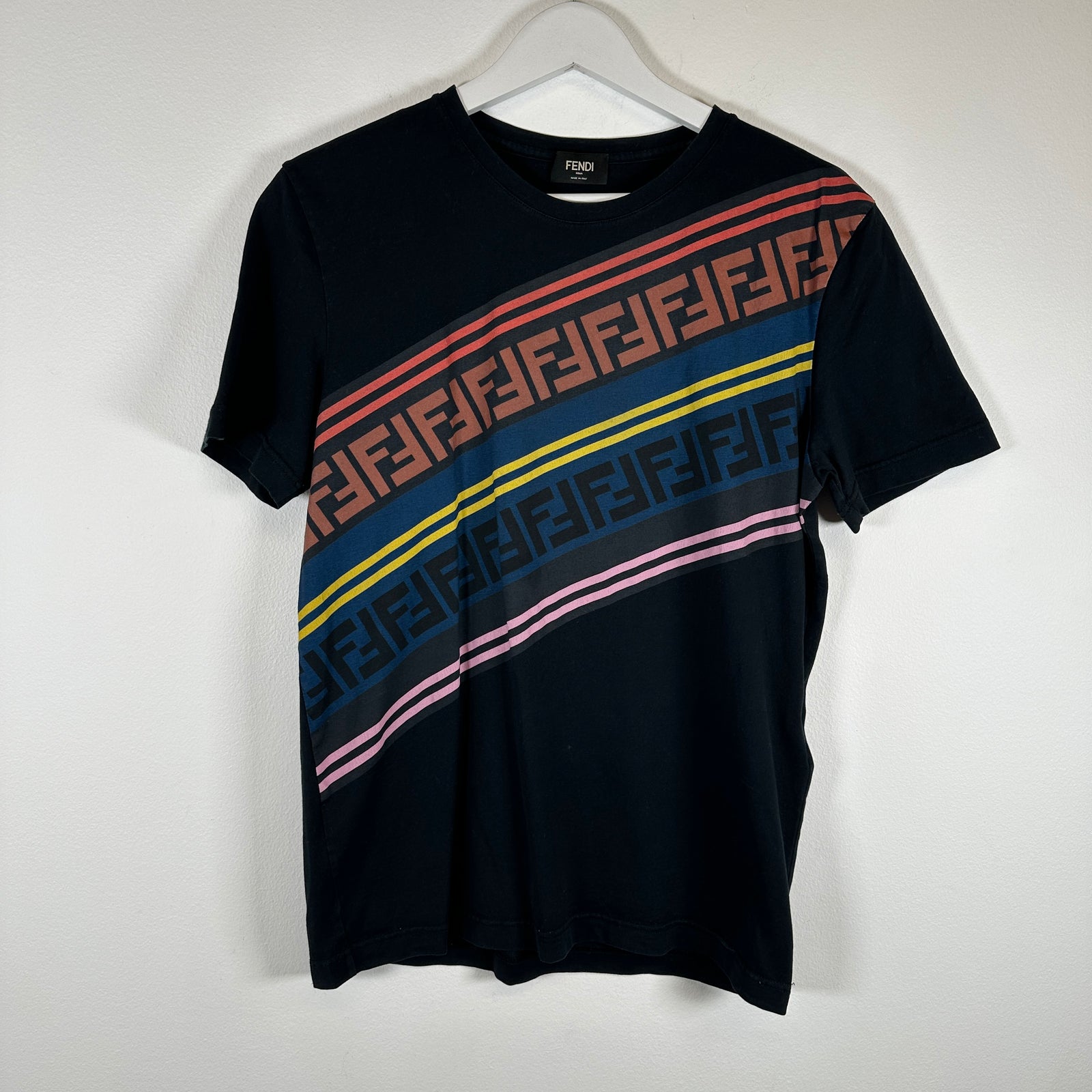 Fendi F Logo T-Shirt Size M