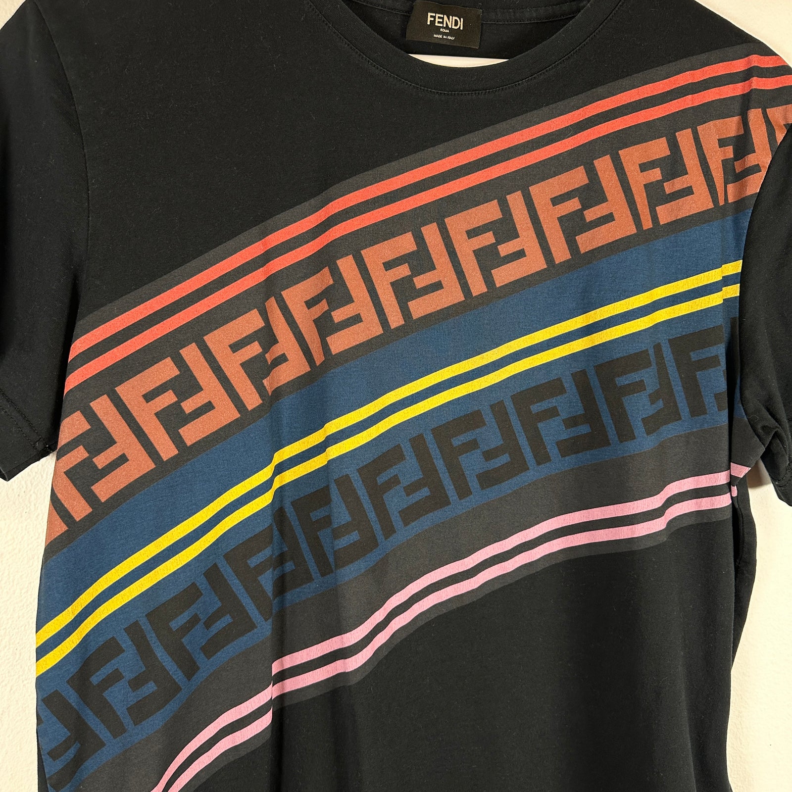 Fendi F Logo T-Shirt Size M
