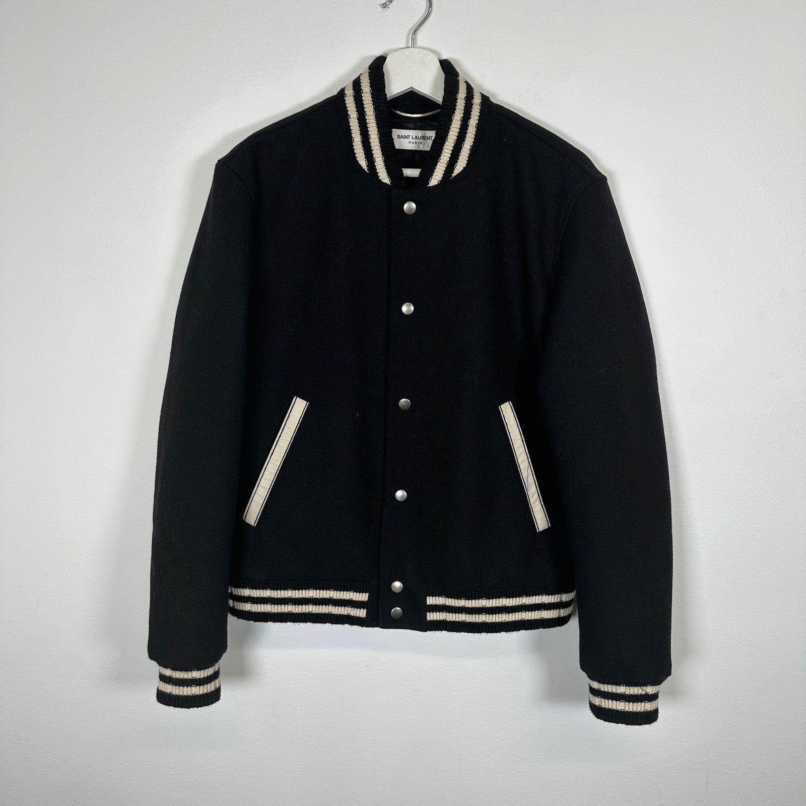 Saint Laurent Teddy College Jacket Size 48