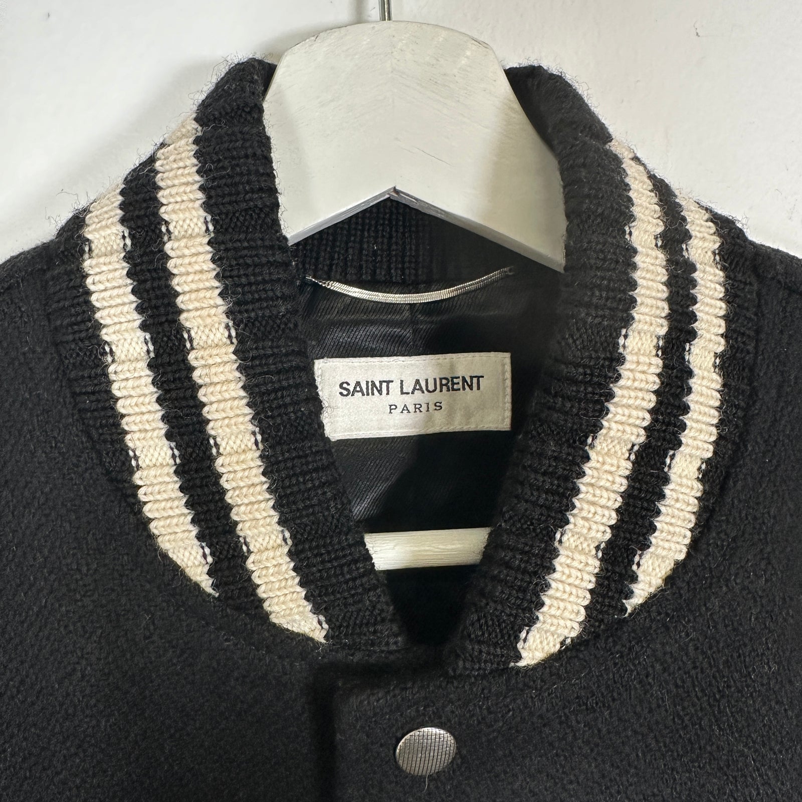 Saint Laurent Teddy College Jacket Size 48