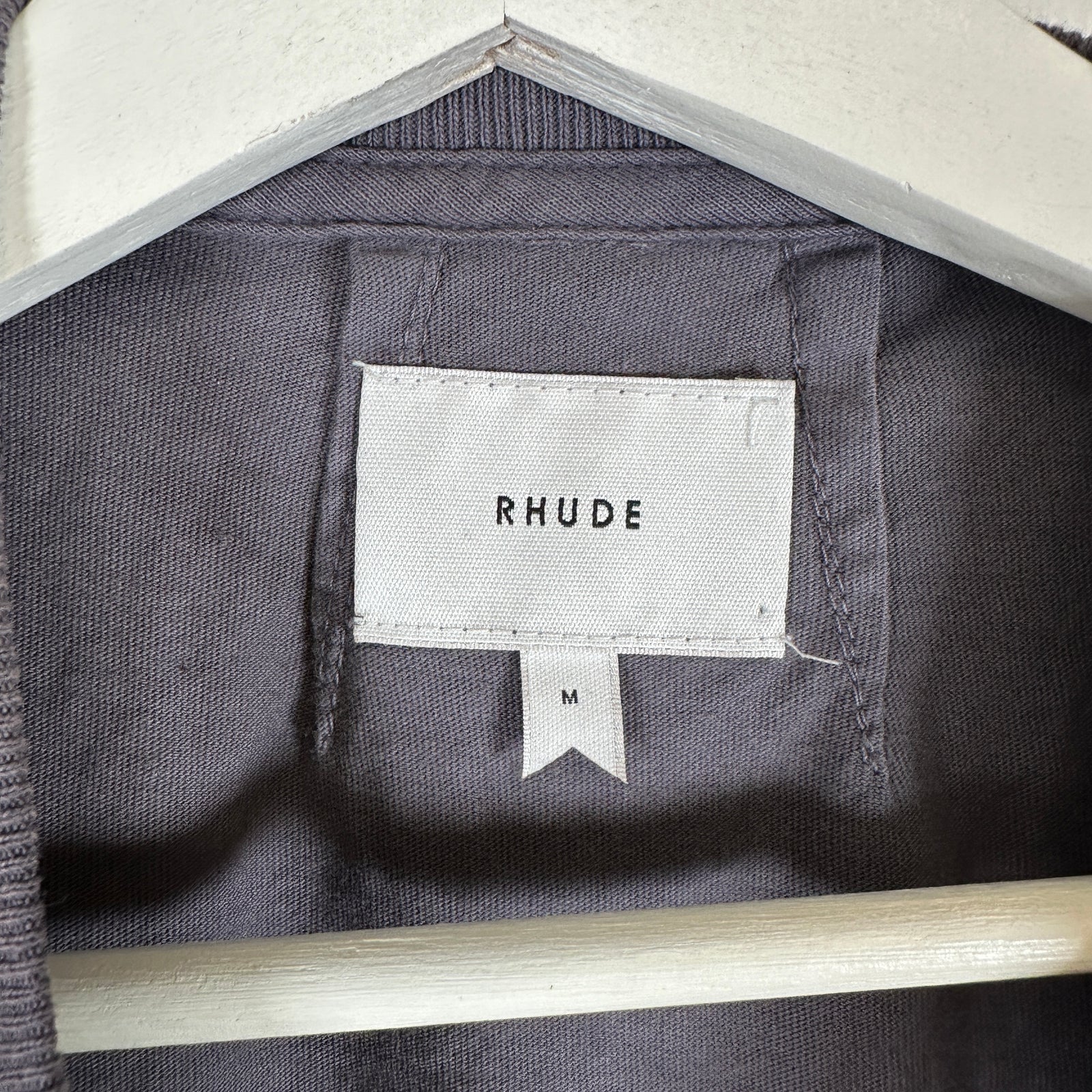 Rhude 'Derby' Grey T-Shirt Size M