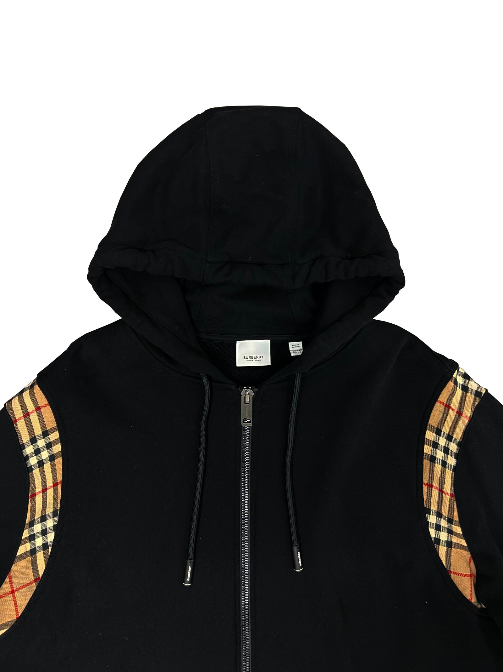 Burberry Plaid Panel Zip Up Size 2X-Large