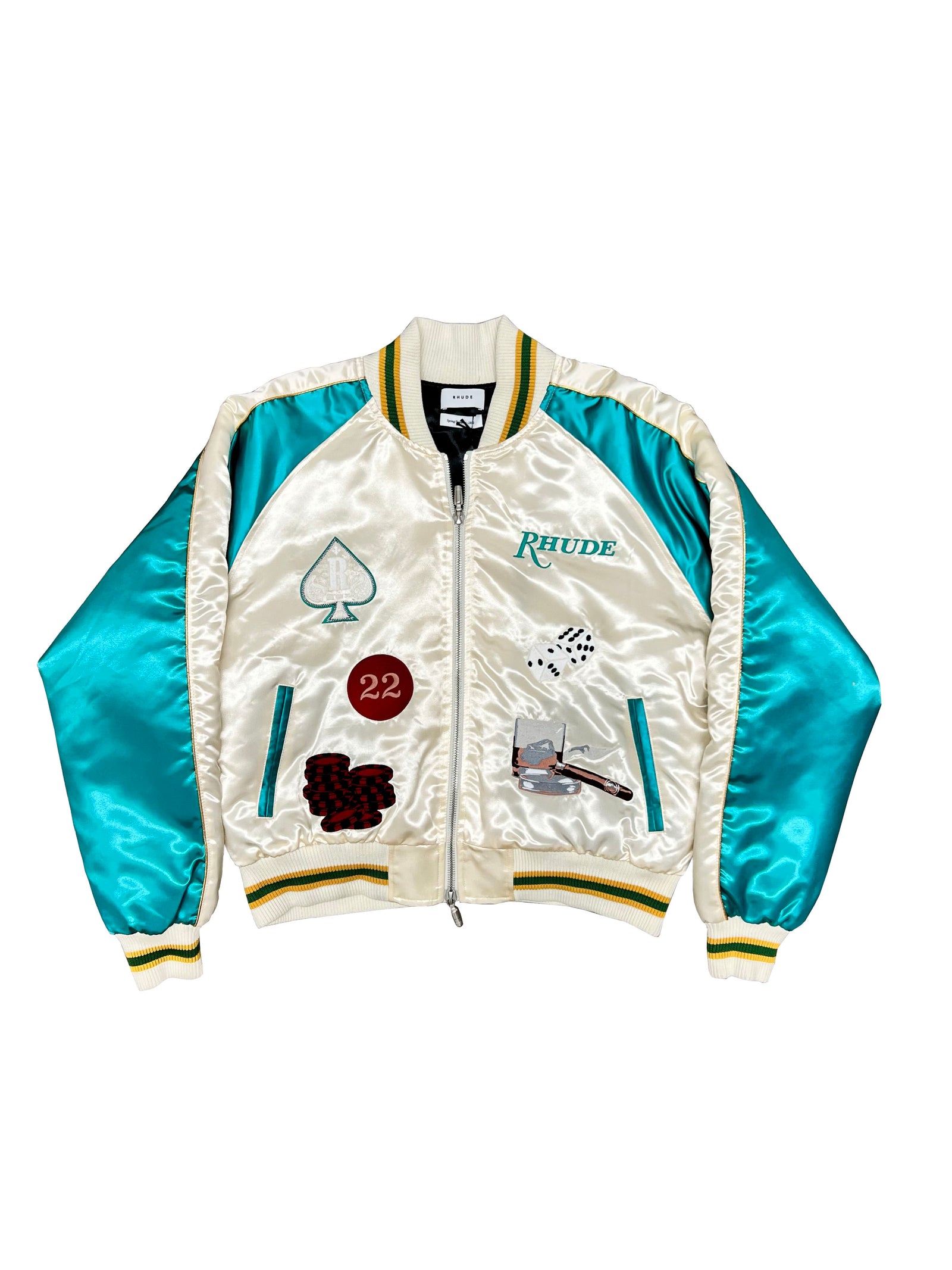 Rhude SS 22 Smoking Jacket Varsity