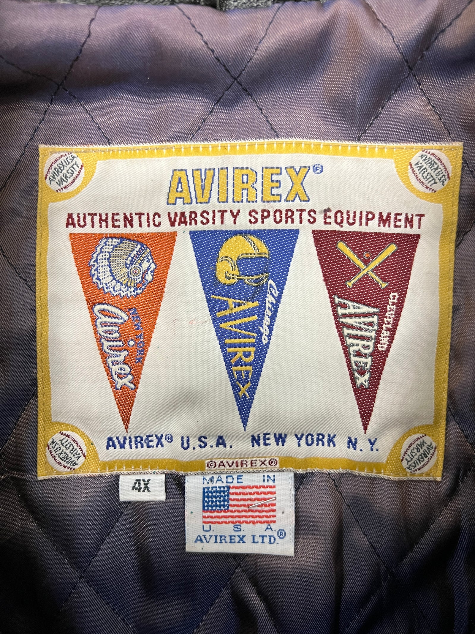 Vintage Avirex Leather Jacket 4X-Large