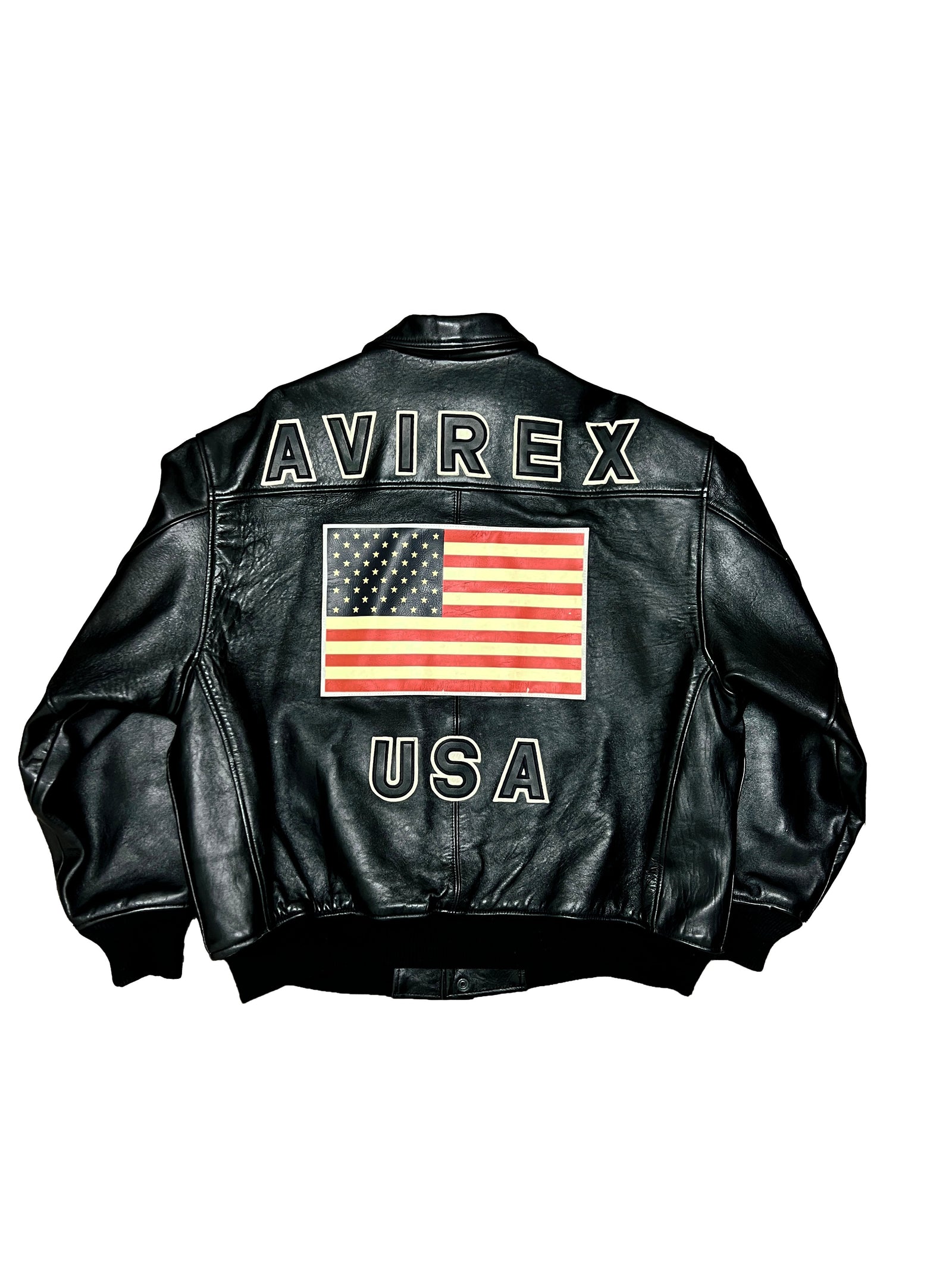 Vintage Avirex Leather Jacket 4X-Large