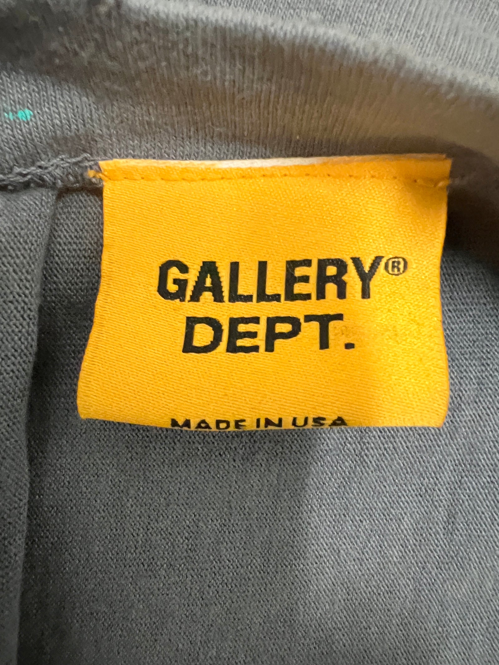 Gallery Dept Paint Splatter T-Shirt Size Small