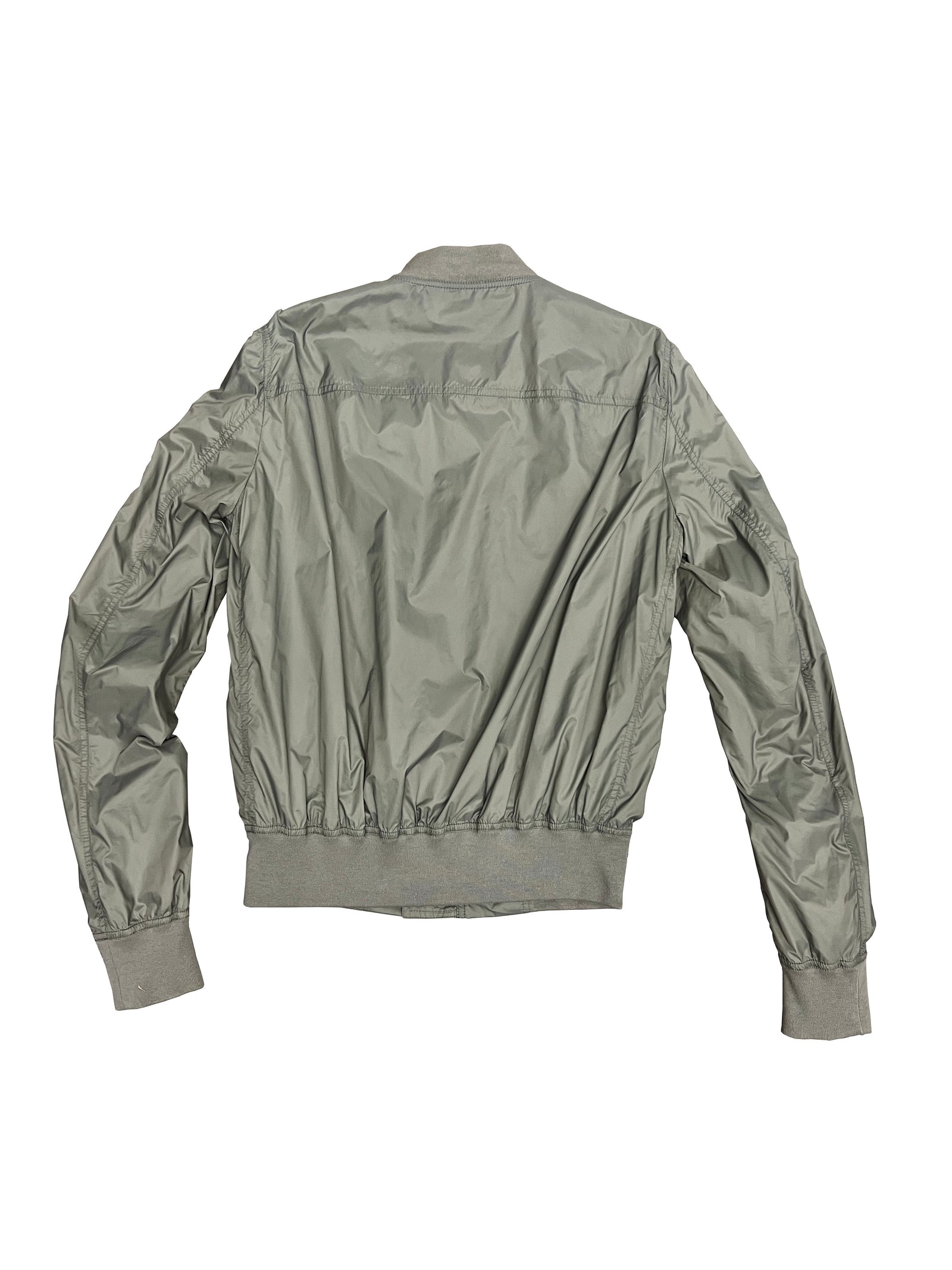 Rick Owens Drkshdw Beige Nylon Bomber Jacket Size Medium