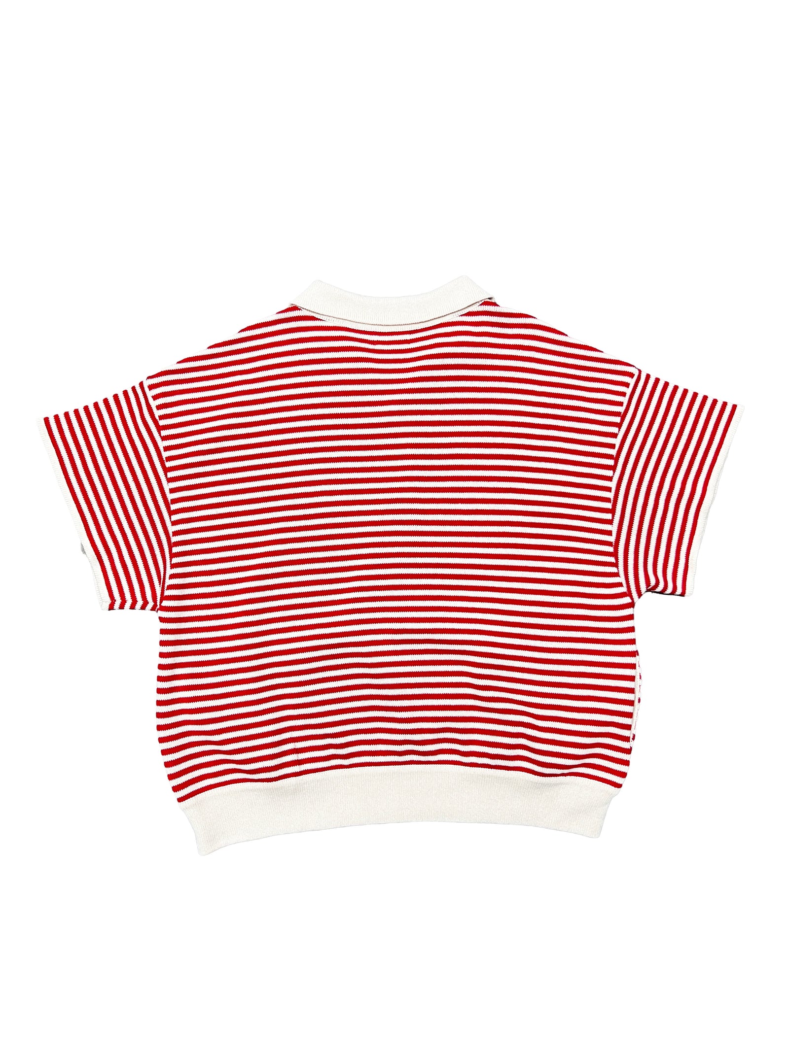 Rhude Stripped Short Sleeve Knit Size Medium