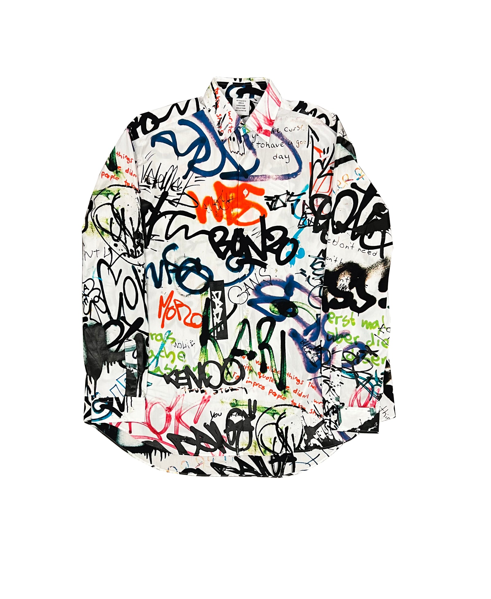 Vetement Graffiti Shirt Size Medium