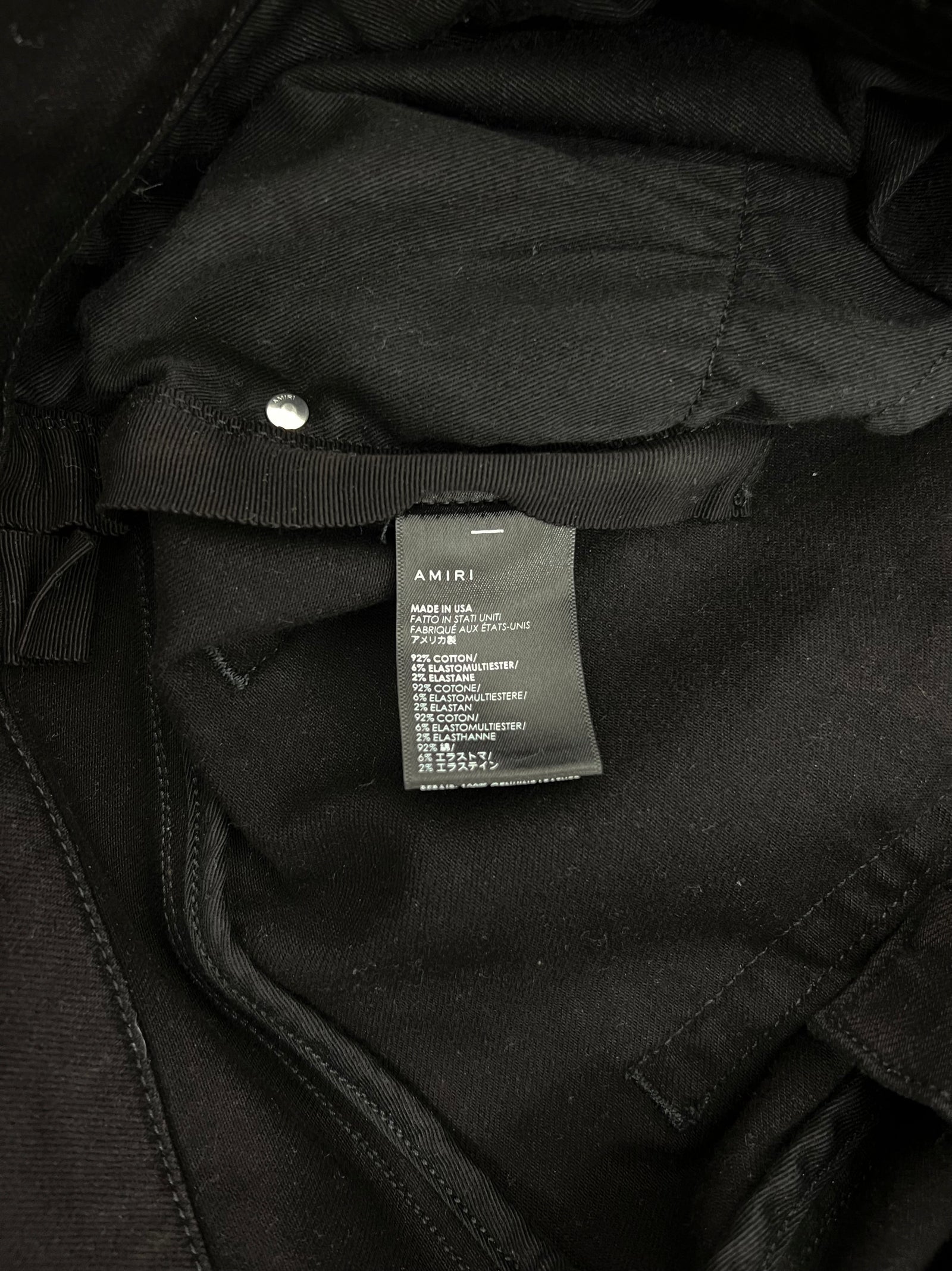 Amiri MX1 Black Jeans Size 32