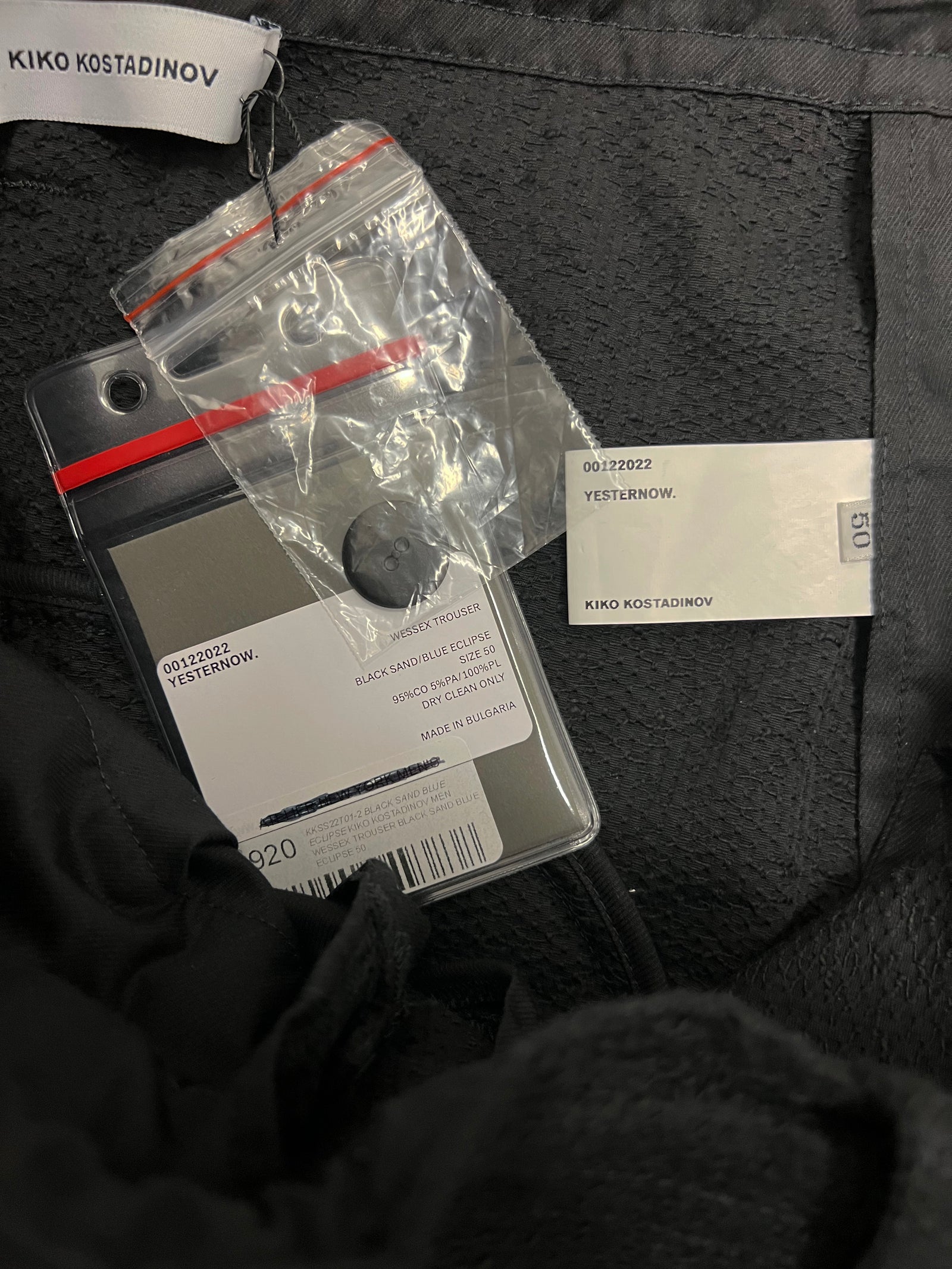 Kiko Kostadinov Technical Pants Size 34