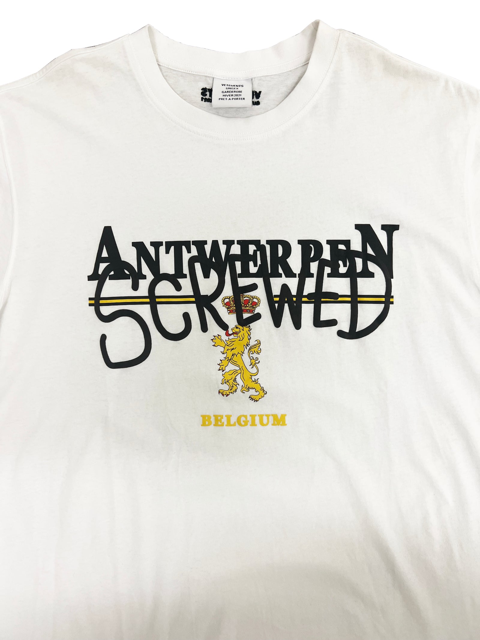 Vetements Antwerrepn Screwed T-Shirt Size L